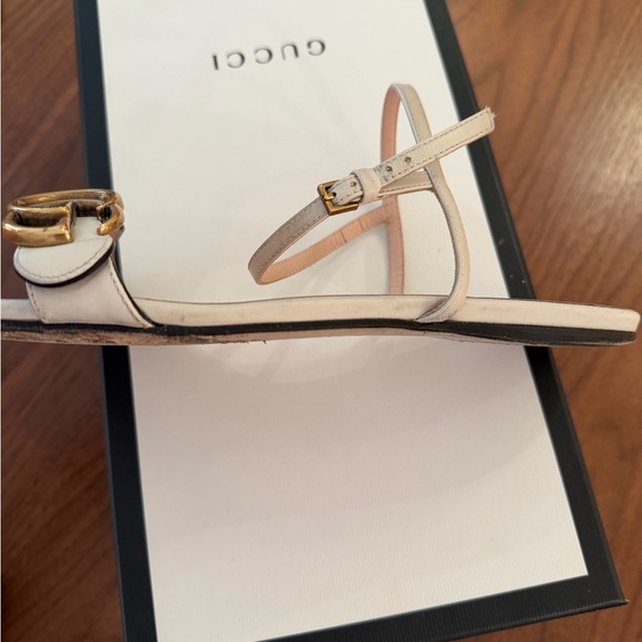 Gucci Double G Logo Sandals - Picture 9 of 11